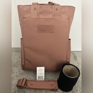 Dagne Dover Petra Convertible Tote Warm Dust Excellent Condition